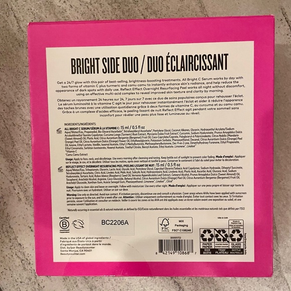 New in box, Beautycounter Bright Side Duo - Picture 2 of 2